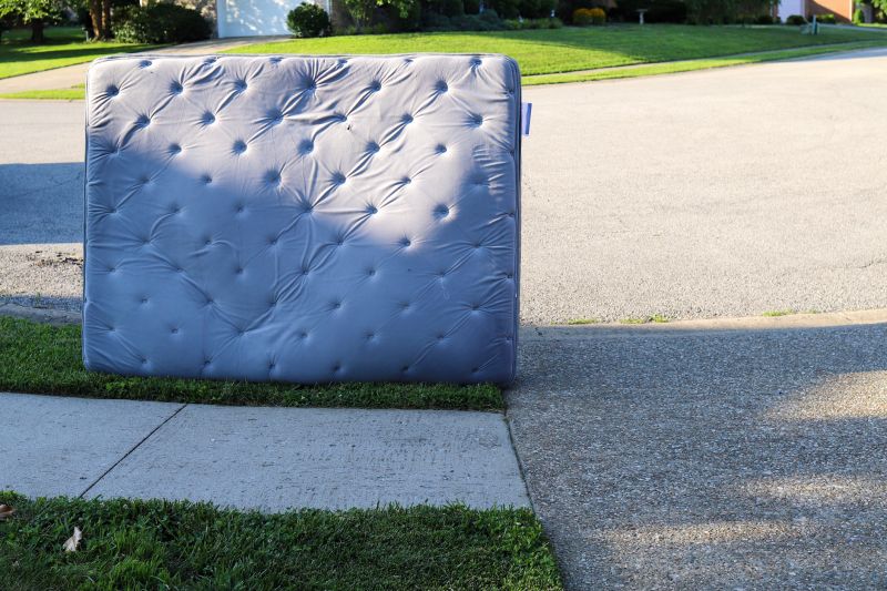 Before and After Mattress Removal